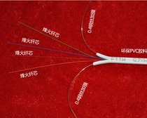4-core double steel wire leather cable Indoor single-mode self-supporting leather cable Double steel wire four-core metal reinforced