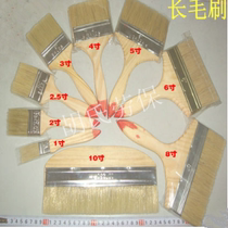 Wooden handle paint pig hair swish dust wool brush multifunctional use desktop cleaning soft bristle size paint brush