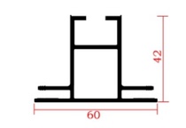 60 double-sided kabb light box profile 6cm single sided soft film light box material LED no frame carb light box aluminium material frame