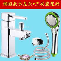 Taiwan basin washbasin dual-purpose shower shower womens washer copper single hole basin dual-purpose basin shower faucet