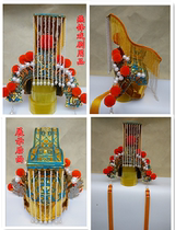 Jade Emperors Hood Helmets Peking Opera Headdress Emperor Hat Drama Ancient Coats