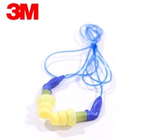 3M 340-8002 professional sound insulation noise reduction sleep earplugs with wire handle silicone swimming earplugs