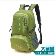 New skin bag ultra-thin shoulder bag female foldable mountaineering bag male waterproof 35L large capacity travel bag
