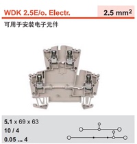 WDK 2 5 D Weidmüller Terminal 1023200000
