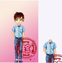 Tencent out-of-print qqxiu treasures show stripes autumn