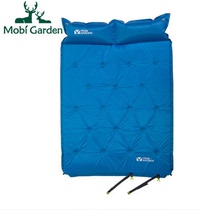 Pastoral Flute Outdoor Equipped Camping Camping Wild Camp splicing Double anti-damp cushion Automatic inflatable cushion water bottle