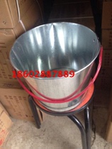 White iron barrel iron barrel iron barrel white iron barrel white iron barrel household practical bucket