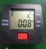 Electronic watch counter instrument for elderly bicycle
