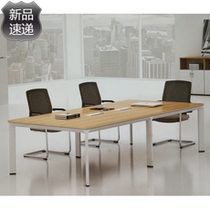 Simple steel bench rectangular table foot desk metal foot computer table shelf conference foot rock slab table tripod