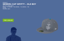 KBC Kite Surf @North New Era Series Old Boy Logo Embroidered Duck Tongue Cap Grey