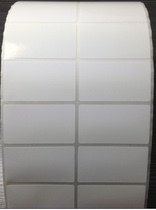 Coated Self-adhesive 40 20 5000 sheets of double-row barcode printing paper Blank label paper Sticker Hot sale