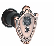 High-grade Jingyuan antique bronze gold cup anti-theft door integrated doorbell wireless two-in-one electronic cat eye 35MM