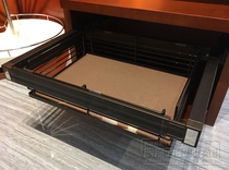 (Xiaojia Hardware)Jiana wardrobe storage clothing rebound basket cloakroom clothing blue wardrobe pants rack