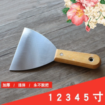 1 2 3 4 5 inch set thickened blade wooden handle iron putty knife scraper trowel decoration putty knife