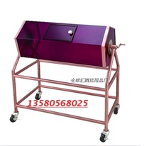  Hand-shaken rose gold lucky draw box Acrylic lucky draw box Titanium transparent lucky draw box Rolling lucky draw box