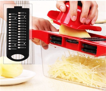 Vegetable cutting machine electric commercial multifunctional vegetable cutter potato shredder shredder kitchen vegetable cutting artifact
