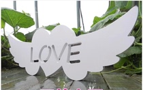 New photography props LOVE board wedding photo Photographic Props Hollowed-out Board Movie Korean lovers Write for real photo wings