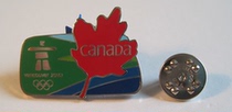 2010 Vancouver Winter Games Badge Canada Wind Turkey Badge Maple Leaf Badge A