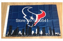 Foreign trade olive Dezhou People Flag NFL Houston Texans USA City Skyline Flag