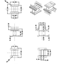 ee16 vertical 5 5 5 widened 10 rows spacing 14 bagwood skeleton