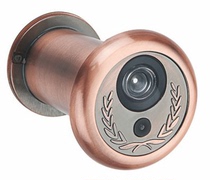 Metal doorbell cat eye household two-in-one anti-theft door anti-pry cat eye with doorbell integrated with back cover anti-peeping