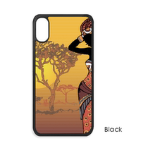 African grassland black tribal women fit apple Apple iPhone7811Plus phone case XRmaxs