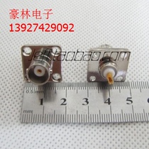 Coaxial connector BNC flange square plate BNC female seat panel 50 Euro copper 17mm*17mm
