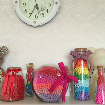 Wishing bottle transparent glass Lucky Star bottle origami star drifting bottle Star bottle creative couple birthday gift