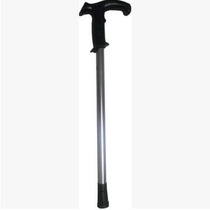 Factory direct plastic handle two adjustable aluminum alloy cane White outdoor climbing cane
