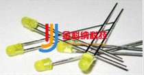 3mm yellow light yellow light F3 high brightness light emitting diode round head straight plug yellow hair yellow LED 1K=20 Yuan