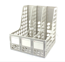 Able 9843 Triple File Frame Plastic File Shelf File Bar File basket Three-Bar Bookshelf