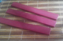 Laser machine chapter material rubber strip chapter material flat strip red rubber chapter material plastic rubber chapter material