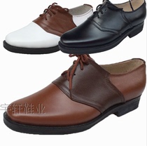 Goodyear handmade mens leather shoes online color matching cowhide leather shoes retro trend leather business dress