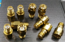 SMA-JK antenna adapter SMA male to female antenna adapter SMA to SMA connector 180 degree gold plated
