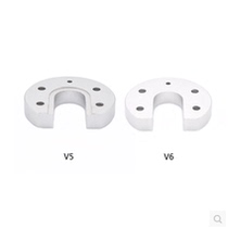 3D printer accessories Reprap Kossel V5 V6 hot end round fixed aluminum plate sandblasting oxidation