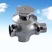 Kunquan squat toilet concealed flush valve hand press foot hidden into the wall stool delay Flushing Valve