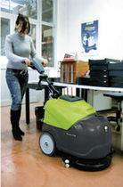 New IPC floor washing machine portable small CT45B battery cleaning car light folding brush cleaning equipment