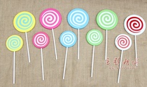 Photo studio photography props Wedding shooting Childrens toys Wooden crafts Lollipop large size 7 yuan a