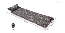 Outdoor with pillow can be spliced foldable camouflage automatic cushion tent cushion moisture proof cushion folding inflatable cushion