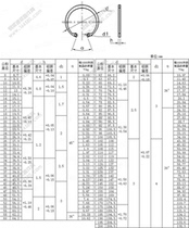 GB893 1 hole circlip bearing seneca snap ring 65MN manganese steel clip 65Mn Ф 8-Ф 200