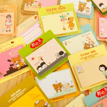 Creative stationery students Mark Net Red Post-it notes cute cartoon girl N Post-it notes cute cartoon girl N Post 18