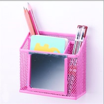 Small Storage Magnet Hanging Box Office Home Magnetic Pen Holder Black and White Board Iron Suction Student Mirror Hanging Metal Hot Sale