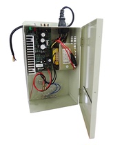 View of the building intercom power box as well as safe 980 system power motherboard 18V3A SD-P18V