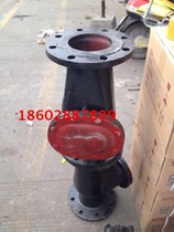 Cast iron rotary check valve DN150 check valve H44H black flange check valve* Chengdu gate valve