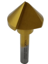 South Korea yhok cobalt Chamfering machining stainless steel 20 5 25 30 35 40 45 50 60 single three-edge