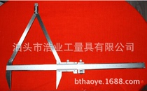 Vernier scribing caliper 0-150 200 250 300 DIN862 carbon steel chrome plated hardened matte 0 1mm