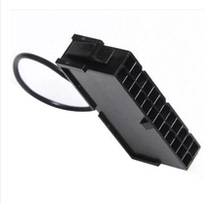 Water cooling test water special power supply starting terminal 24p ATX free test water 24pin Black