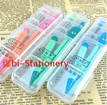 Japanese and Korean style compass candy color hipster student compass drawing Circle Machine automatic pencil box wholesale