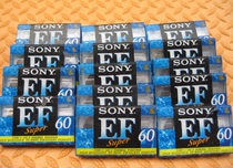 Brand new unopened SONY Sony EF60 minute Blank Tape Recording Tape Cassette Learn English