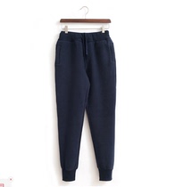 Spring new mens pure cotton fatton plus large small foot pants casual sports pants Halen pants